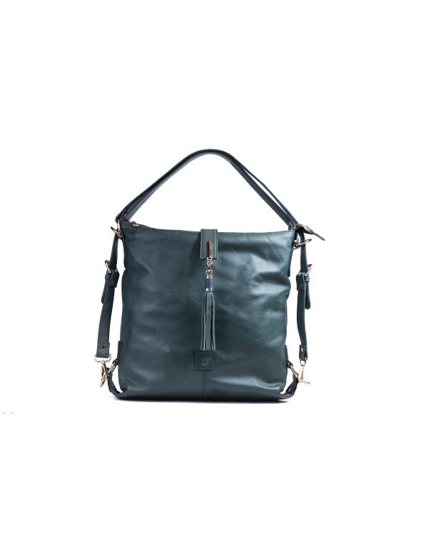 HugMe.Fashion Pure Leather Handbag cum Backpack HB...